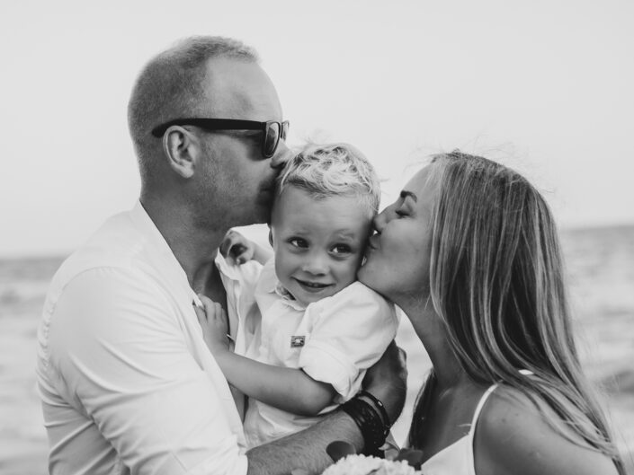 Family Photoshoot At Beach